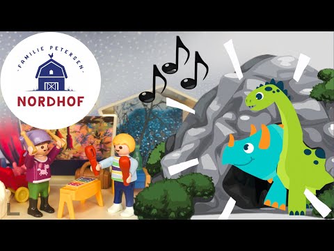 PLAYMOBIL Film Familie Petersen - Nordhof Folge 24 🦕🦖"Dino Song" bei Regenwetter🌧️🦖🦕