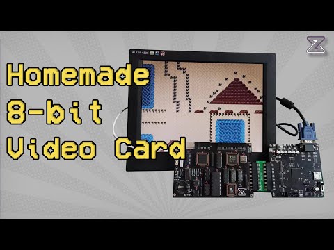 How 8-bit graphics work on homebrew retro computer [Part 2]