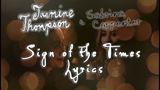 Sign of the Times ★ Harry Styles (Cover Duet by Jasmine Thompson &amp; Sabrina Carpenter) + Lyrics