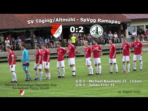 SV Töging/Altmühl – SpVgg Ramspau 0:2 - Herren Bezirksliga Oberpfalz Süd