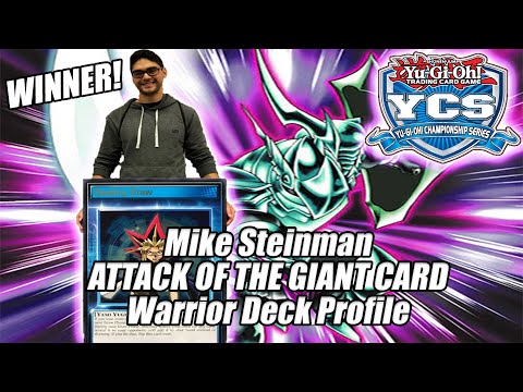 Yu-Gi-Oh! YCS Ft. Worth Attack Of The Giant Card WINNER - Warrior Deck Profile - Mike Steinman TX