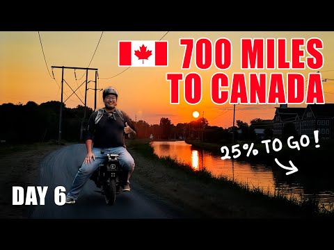 I rode my Unicycle from NYC to Canada | 700-Mile Solo Camping Adventure (Day 6)