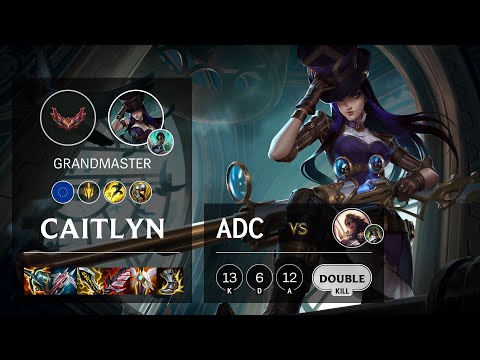 Caitlyn ADC vs Samira - EUW Grandmaster Patch 12.5