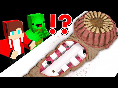 Unbelievable! Maizem Discovers GIANT Worm with Mikey and JJ!