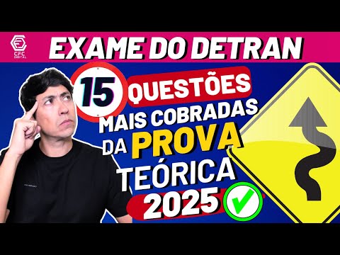 15 MOST COMMON QUESTIONS ON DETRAN TESTS THROUGHOUT BRAZIL! DETRAN Theoretical Test 2025