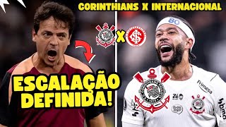 ESCALAÇÃO DO CORINTHIANS CONTRA O INTERNACIONAL! DINIZ MUDOU O TIME?