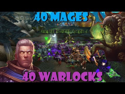 40 Warlocks VS 40 Mages