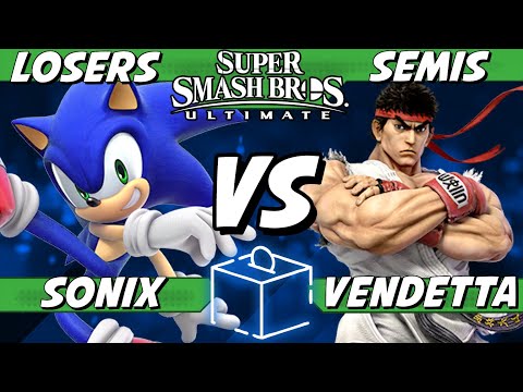 Coinbox 55 - Sonix (Sonic) vs Vendetta (Ryu) Losers Semis - Smash Ultimate