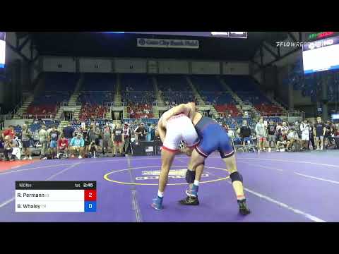 160 Lbs Consi Of 64 #1 - Ryker Permann, Idaho Vs Briar Whaley, Tennessee 378e