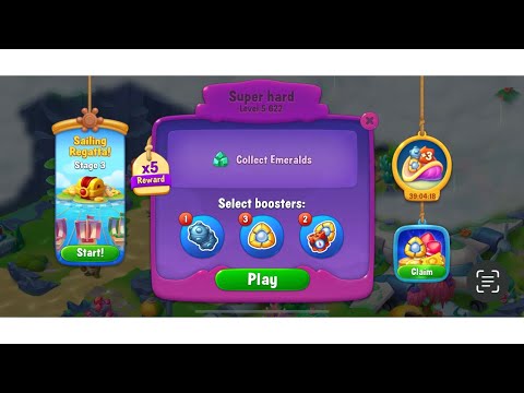 Fishdom game , level super hard 5622 with boosters