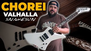 EU GANHEI UMA GUITARRA CUSTOMIZADA: VALHALLA SNAKESUN!!!