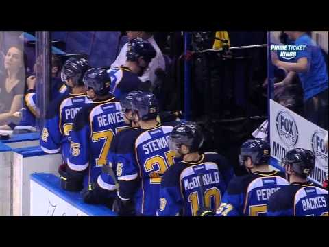 Brian Elliott saves end of 1st April 30 2013 LA Kings vs St. Louis Blues NHL Hockey
