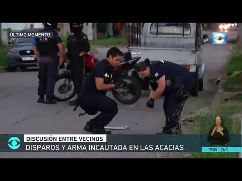 🔴URUGUAY discusión familiar terminó con disparos en el barrio Las Acacias de Montevideo.