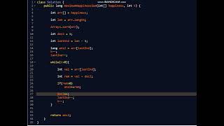 100247. Maximize Happiness of Selected Children | Leetcode | Weekly Contest 388 | Sol Code.