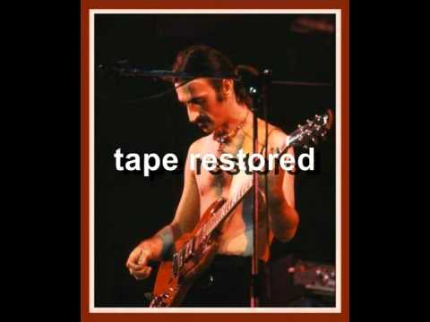 Frank Zappa The restored song ( "Black Napkins" Hamburg 1976)