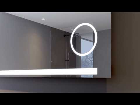 Miroir King Avec éclairage inclus - Largeur : 120 cm