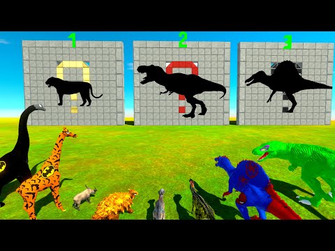 ALL DINOSAURS THREE CHOICES ONE CHANCE TO WIN - Animal Revolt Battle Simulator
