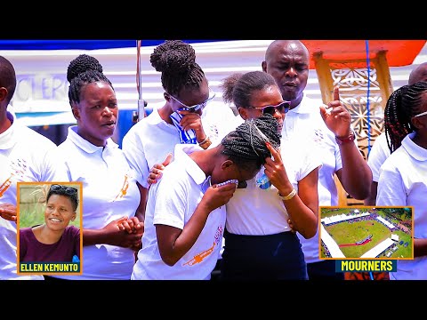 EMOTIONAL! AS CHRIST ADORATION MINISTERS BREAK INTO TEARS WHILE SINGING AT ELLEN'S FUNERAL SERVICE