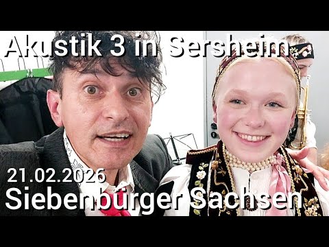 Akustik 3 beim Brotsack Ball in Sersheim, 21.02.2026, Siebenbürger Sachsen 