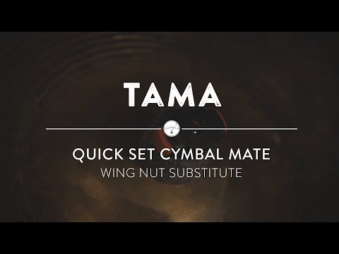 TAMA Quick-Set Cymbal Mate  (4-Pack) Quick Release Wing Nuts for Cymbal Stands Part # QC8-B4 image 6