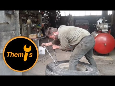 How to Mount and Dismount a Truck Tire With Pry Bars in 10 Minutes
