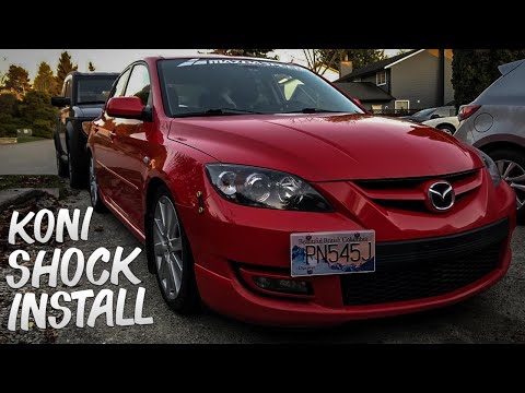 NEGLECTED Mazdaspeed 3 KONI Shock Install