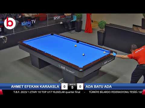 AHMET EFEKAN KARAASLAN & ADA BATU  ADA Bilardo Maçı - 