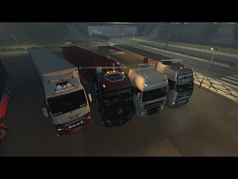 Stream Euro Truck Simulator 2 Multiplayer 26.05.2019 . TruckersMP convoy.