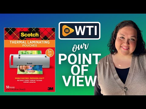 Scotch Thermal Laminating Pouches - WTI product video review