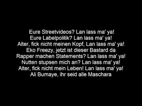 Eko Fresh feat. Ali - Lan lass ma ya [Lyrics]