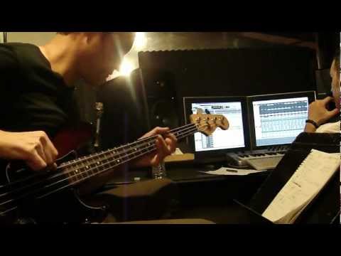 David Bruce bass session work for client @ Red Door Studios