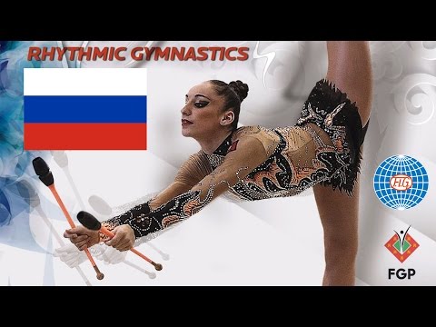 Group Finals Russia 6 Clubs 2 Hoops Rhythmic Gymnastics World Cup 2016 Lisbon