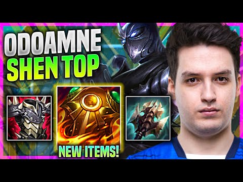ODOAMNE PICKS SHEN WITH NEW ITEM SUNFIRE AEGIS! - S04 Odoamne Plays Shen TOP vs Camille! |