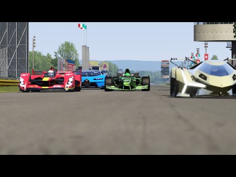 Formula Super Rapide Onboard vs RedBull X1 x Lambo V12 Vision GT x Infiniti Vision GT x Bugatti VGT