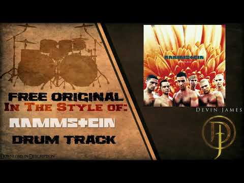 Rammstein Styled Free Original Drum Track - 106 BPM (FREE DOWNLOAD)