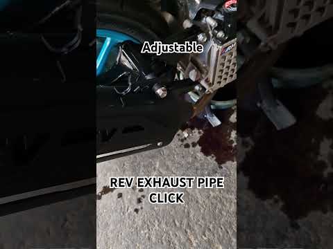 REV EXHAUST PIPE ADJUSTABLE!! #youtube #youtubeshorts