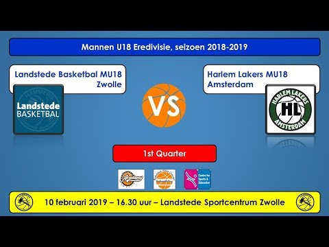 Landstede Basketbal MU18 - Harlem Lakers MU18, 10-02-2019, 1e kwart