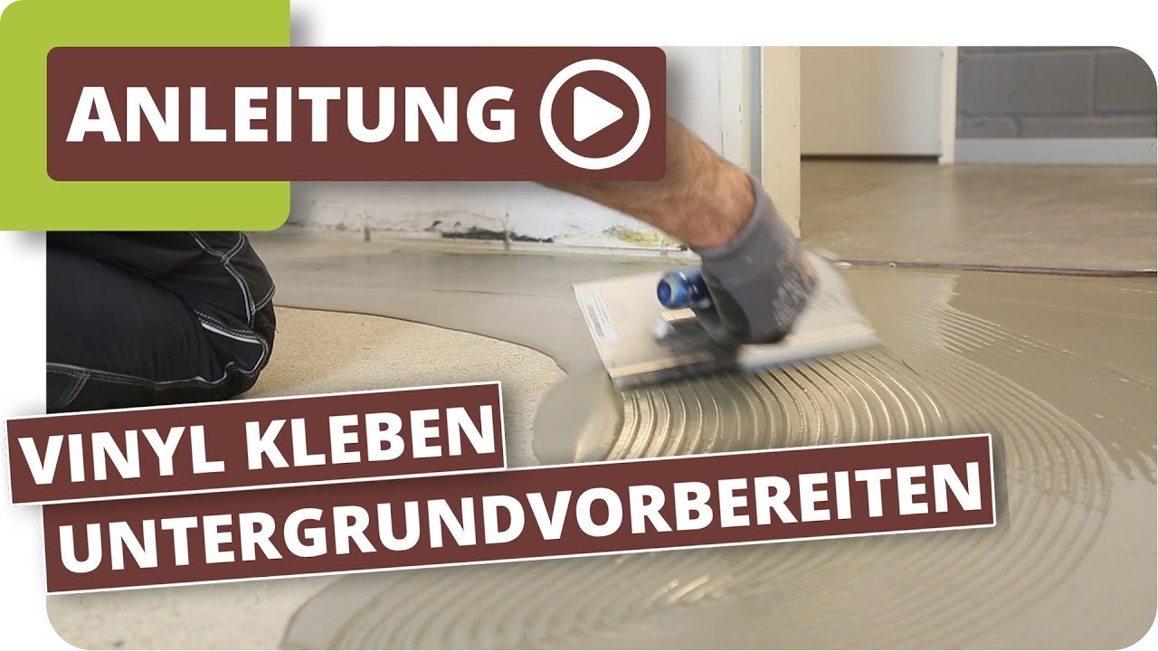 Fussboden spachteln für Vinylboden kleben