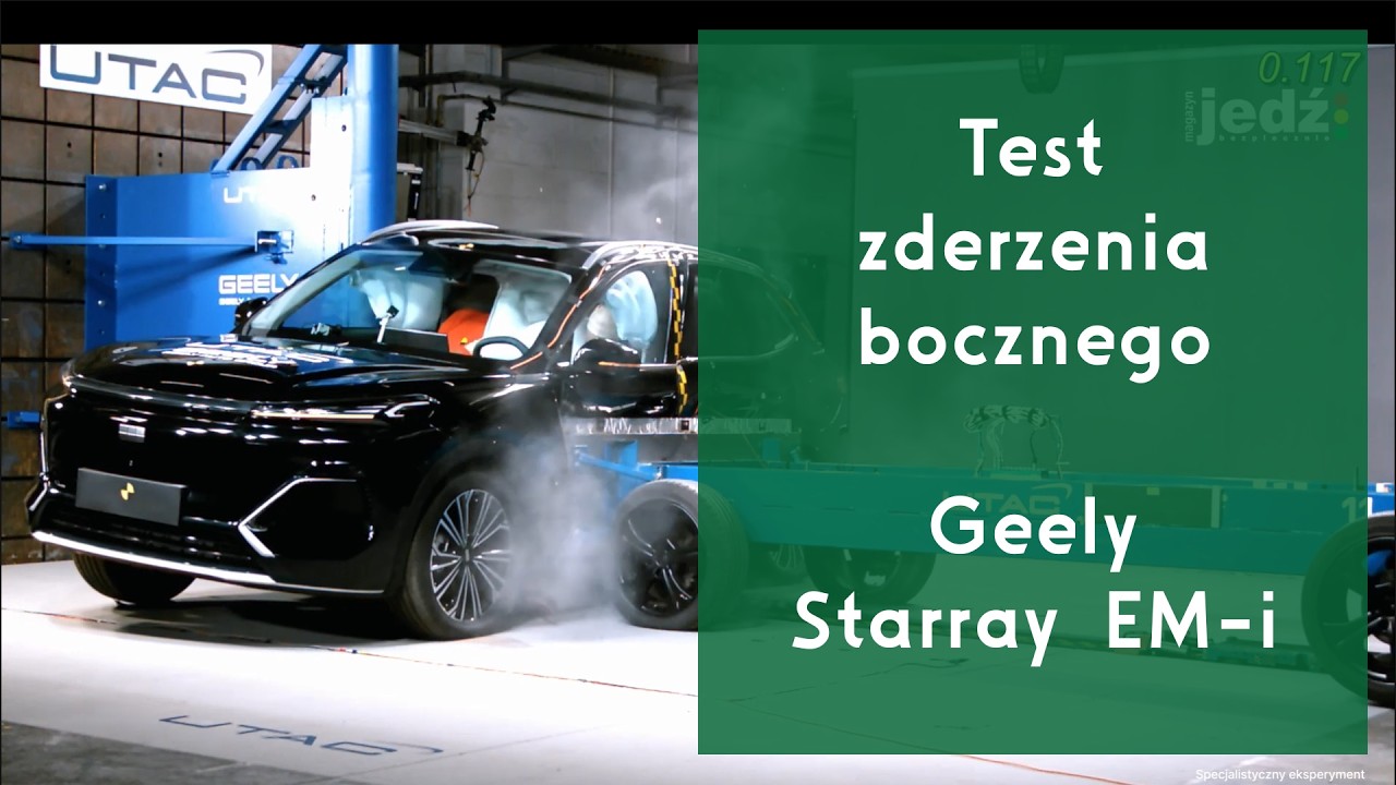 Geely Starray EM-i - europejski test zderzeniowy