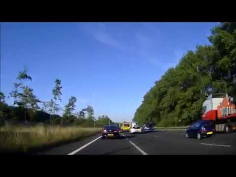 A12 Utrecht - Den Haag during rush hour