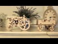 Mechanical 3D Puzzle UGEARS Tractor Preview 9