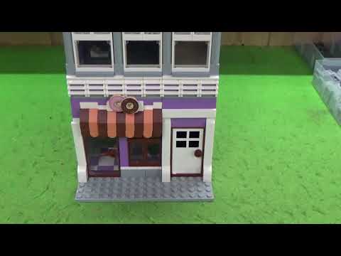 Bau meiner #Lego   #Klemmbaustein Stadt Teil 70 #MOC Donutsladen fertig stellen