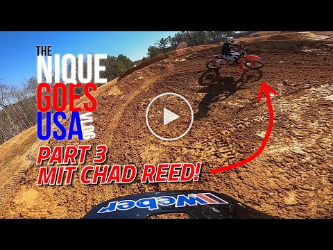 The NIQUE THURY VLOG, Part 3: SX training with Chad Reed, workout, onboard laps and a new plan!