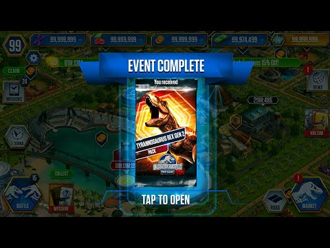 UNLOCK TYRANNOSAURUS REX GEN 2 (JURASSIC WORLD).