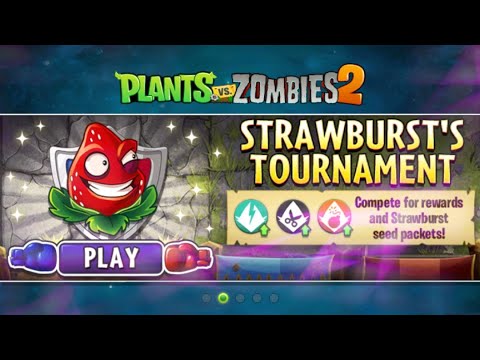 Plants Vs Zombies 2 Battlez Strawburst Tournament No Premium No Mint Strategy over 2.1 Million
