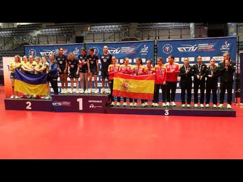 2025 OSTRAVA YOUTH TABLE TENNIS EUROPEAN CHAMPIONSHIP 19 GIRLS TEAM RESULTS ANNOUNCEMENT 2025.07.15.