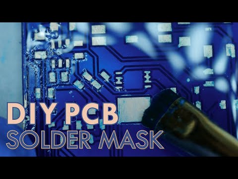 SOLDER MASK your Milled PCB Board DIY Walkthrough Tutorial