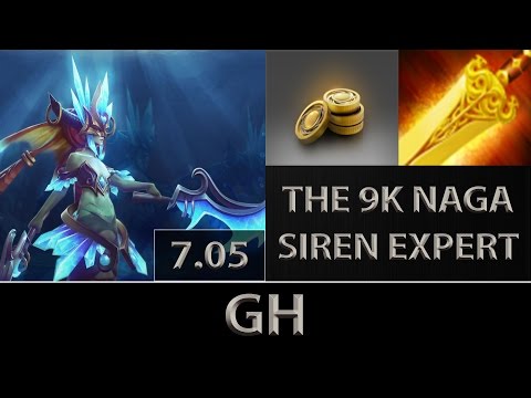 GH [Naga Siren] Fast Farm ► The Naga Siren Expert ► Dota 2 [7.05]