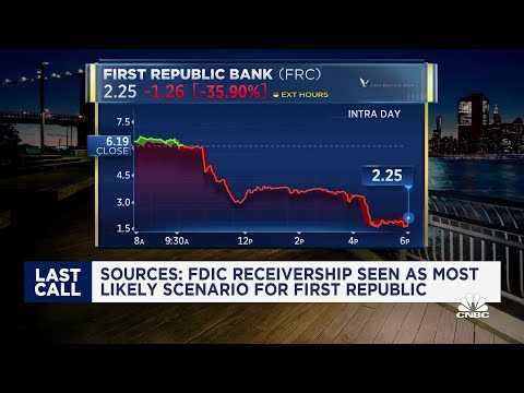 First Republic on the brink: Shares plummet as hopes for rescue plan dim