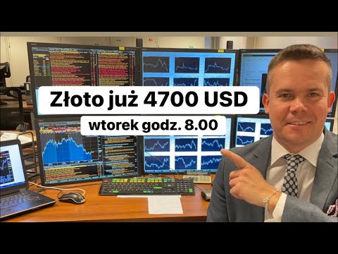 🤩Złoto już po 4700 USD, złoto co dalej?🤩